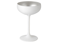 Champagnecoupe Elements 230ml Wit met Zilver Stölzle