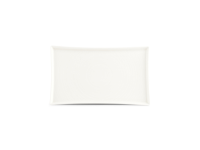 Plat bord 33x20cm white Line