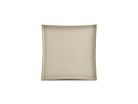 Plat bord 27x27cm green Line