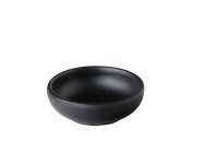 Ronde saustip Asia 7,5cm zwart Melamine