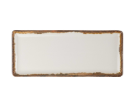 Amber rechthoekig bord 35 x 15 cm