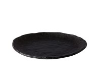 Oyster bord zwart 27 cm