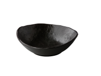 Oyster kom zwart 18 cm