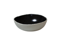 Natura schaal zwart 17 cm