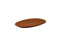 Barcelona bord ovaal bruin 25,5 x 16,5 cm