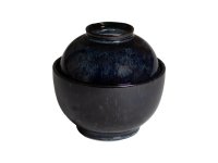 Sakura kom met deksel blauw 13 x 8 cm 600 ml