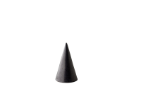 ShApes kegel zwart 6,2 x 10,5 cm