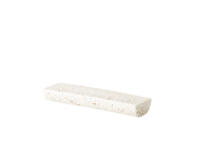 ShApes bord rechthoekig wit 21 x 6 cm
