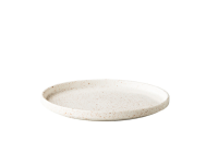 ShApes bord rond opstaande rand stapelbaar wit 25,4 x 3 cm