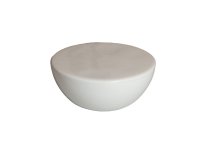 ShApes halve bol M wit porselein 8,5 x 4 cm