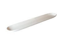 Q Performance bord ovaal wit porselein 45 x 7,6 cm