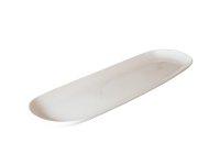 Q Performance bord ovaal wit porselein 46 x 14 cm