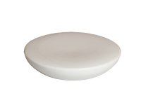 ShApes Disc wit porselein 11,5 x 2,2 cm