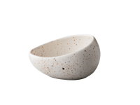 Tinto kom schuin mat wit S 10 cm