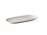 Tinto serveerbord ovaal mat wit 30 x 15 cm