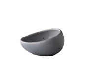 Tinto kom schuin mat grijs S 8,9 cm