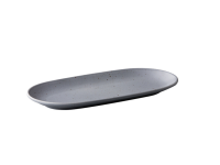Tinto serveerbord ovaal mat grijs 30 x 15 cm