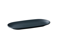 Tinto serveerbord ovaal donkergrijs 30 x 15 cm