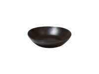 Q Authentic Black Speckle diep bord 22 cm