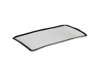 Q Authentic Eclipse bord rechthoekig 27,5 x 15,6 cm