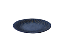 Q Authentic Stone Blue bord 28,5 cm