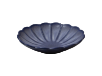 Flower pastabord blauw 24 cm