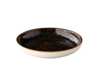 Jersey bord rond diep bruin 23,5 cm