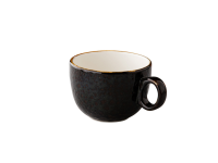 Jersey latte koffiekop stapelbaar bruin 350 ml