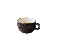 Jersey cappuccino kop stapelbaar bruin 200 ml