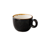 Jersey koffiekop stapelbaar bruin 160 ml