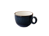 Jersey latte koffiekop stapelbaar blauw 350 ml