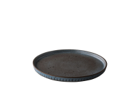 Q Authentic Stone Green bord met opstaande rand 26,5 cm