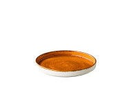 Jersey bord opstaande rand stapelbaar oranje 20,5 cm