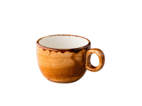 Jersey koffiekop stapelbaar oranje 160 ml