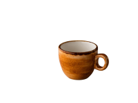 Jersey espresso kop stapelbaar oranje 80 ml