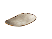 Jersey bord rechthoekig grijs 20,5 cm