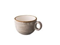 Jersey latte koffiekop stapelbaar grijs 350 ml