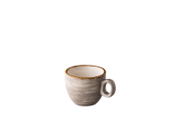Jersey espresso kop stapelbaar grijs 80 ml
