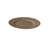 Blossom bord bruin 28 cm