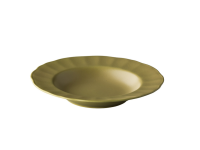 Blossom diep bord groen 22,9 cm
