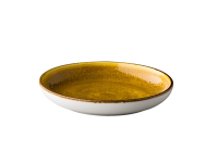 Jersey bord rond diep geel 23,5 cm