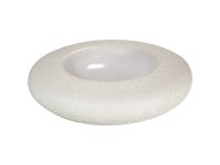 Vulcanic donut kom wit 22 cm