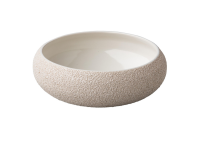 Vulcanic bord gebogen diep wit M 19,5 x 6,7 cm