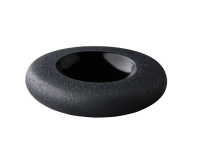 Vulcanic donut kom zwart 22 cm
