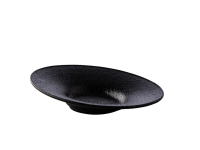 Angled bord schuin aflopend zwart 26 x 6,5 cm
