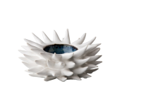 Sea urchin kom wit 21 (8) x 9,5 cm