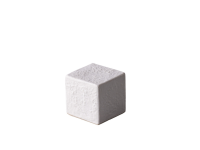 Cube rustiek wit 6 x 6 x 6 cm