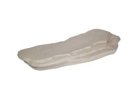 Earth rechthoekig bord 34 x 13 cm