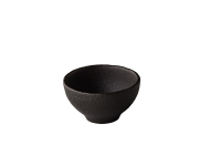 Rock kom rond zwart 9,3 x 5 cm 180 ml