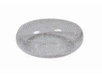 Crackled Glass kom transparent 19,5 x 6,7 cm